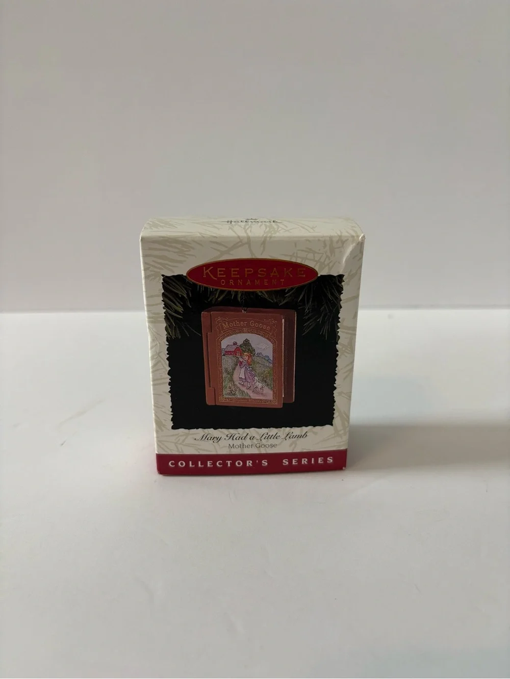 Vintage 1996 Hallmark Keepsake Miniature 'Mother Goose' Book Ornament